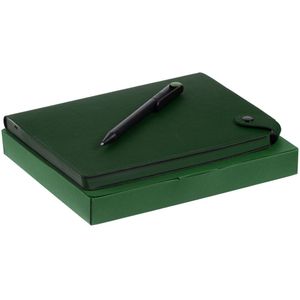 В набор входят:   ежедневник Tenax, недатированный; ручка шариковая Prodir DS1 TMM Dot.  Набор упакован в коробку Flacky.    