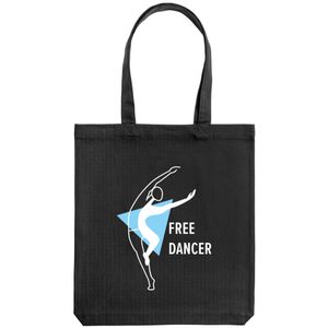 Холщовая сумка «Free Dancer» черная