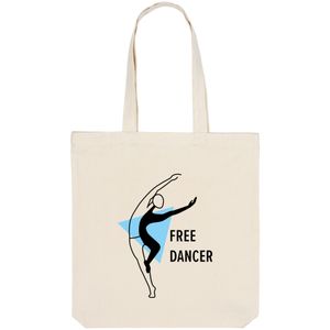 Холщовая сумка «Free Dancer» неокрашенная