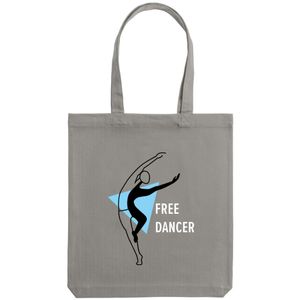 Холщовая сумка «Free Dancer» серая