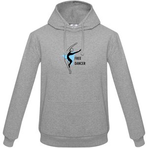 Толстовка «Free Dancer» серая