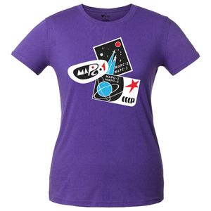 Футболка женская «Марс» , фиолетовая