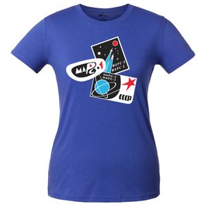 Футболка женская «Марс» , ярко-синяя