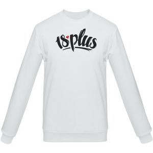Свитшот 18PLUS, белый