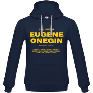 Толстовка с капюшоном «Eugene Onegin» , тёмно-синяя