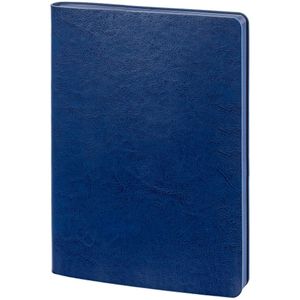 Ежедневник с гибкой обложкой, выполнен из материала Nebraska, синий НН и Latte, тёмно-синий ХХ, дополнен ляссе в цвет обложки. Блок 986:  Кол-во...