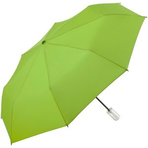 Складной компактный зонт Fillit привлекает внимание необычной прозрачной ручкой, которую можно наполнить яркими мелочами или вставить внутрь лист...