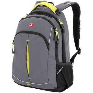 Рюкзак городской Swissgear, серый c желтым