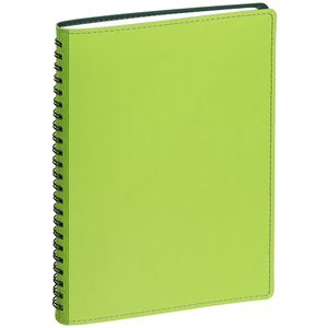 Ежедневник с гибкой обложкой, выполнен из материалов Soft Touch, светло-зеленый YY и Nice Touch, зеленый FF.<br/>Блок недатированный:Кол-во страниц —...