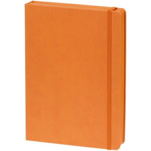 Ежедневник с твердой обложкой, выполнен из материала Latte, оранжевый ОО, обрез оранжевого цвета, дополнен резинкой и ляссе оранжевого цвета. Блок...