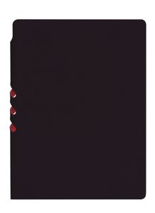 Гибкая обложка ежедневника выполнена из материала Soft Touch, черный АА и цветного Latte (внутренняя часть обложки). Внутри корешка — специальное...