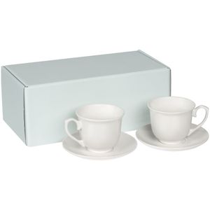 Набор изящных чайных пар Small Talk — для тех, кто любит поговорить за чашечкой чая.Емкость чашки 260 мл. Поставляется в индивидуальной упаковке.