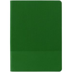 Ежедневник с гибкая обложкой выполнен из материала Soft Touch Ultra, зеленый FF и Latte, зеленый (внутренний материал); дополнен ляссе зеленого цвета...