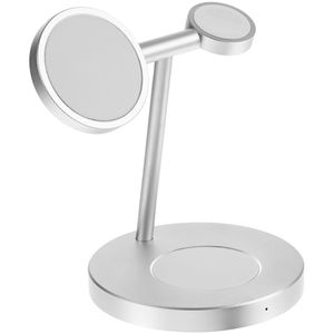 Магнитная зарядная станция Orbis может заряжать одновременно 3 устройства: беспроводные наушники (с соответствующей функцией беспроводного заряда),...