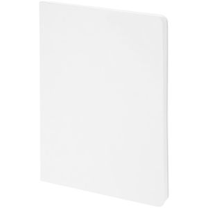 Блокнот с гибкой обложкой, выполнен из материала Soft Touch, белый (снаружи и внутри).<br/>Блок без печати:Кол-во страниц — 192;Бумага — белая,...