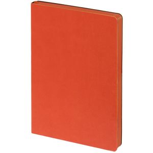 Ежедневник с гибкой обложкой, выполнен из материала Latte, оранжевый, дополнен ляссе в цвет обложки.Блок недатированный, без календарной сетки:Кол-во...