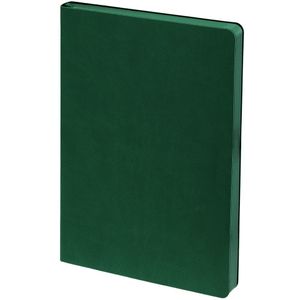 Ежедневник с гибкой обложкой, выполнен из материала Latte, зеленый, дополнен ляссе в цвет обложки.Блок недатированный, без календарной сетки:Кол-во...