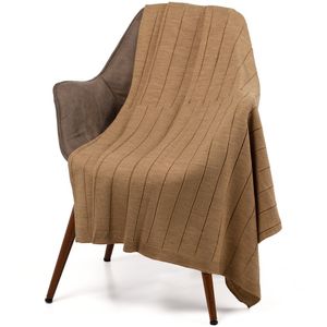 Узор мягкого акрилового пледа в полоску Bambolay напоминает бамбуковые тростники — как напоминание о неге отпускных деньков. Благодаря приглушенным...