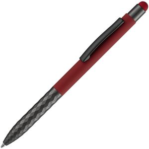 Шариковая ручка Digit Soft Touch привлекает внимание оригинальным дизайном нижней части пластикового корпуса и цветным наконечником-стилусом. Верхняя...