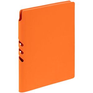 Гибкая обложка выполнена из материала Soft Touch, оранжевый OO и Latte, оранжевый OO (внутренняя часть обложки). Внутри корешка — специальное место...