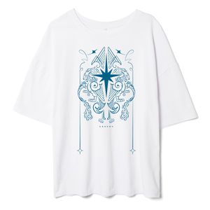 Футболка оверсайз KRASNO, белая