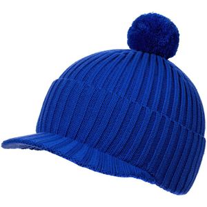 Однослойная вязаная кепка Peaky — оригинальный и практичный головной убор из мягкой акриловой пряжи. Поставляется в пакете с липким краем.