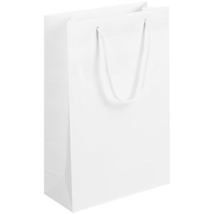 Пакет из бумаги White Kraft, 120 г/м². Выдерживает вес до 2 кг.