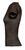 Футболка стретч женская MIAMI 170 темно-коричневая (шоколад)