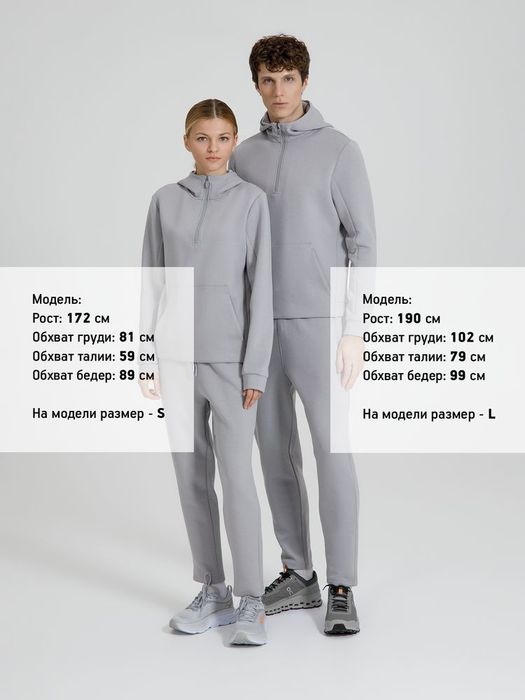 Анорак унисекс Lovi, серый