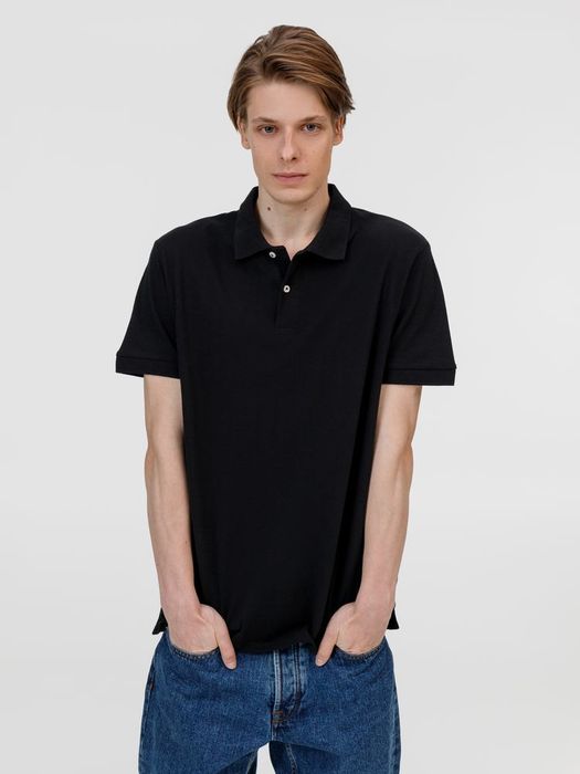 Рубашка поло унисекс Pacific, черная