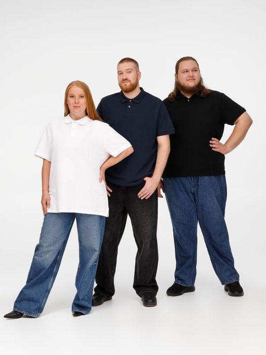 Рубашка поло унисекс Pacific, кобальт (темно-синяя)