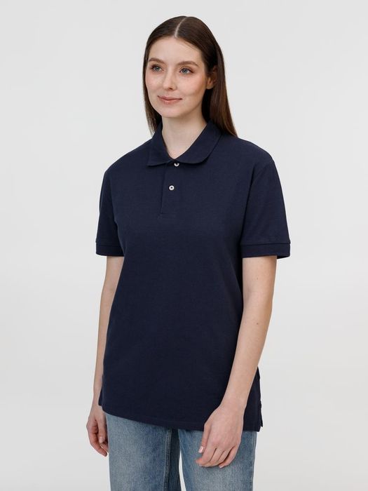 Рубашка поло унисекс Pacific, кобальт (темно-синяя)