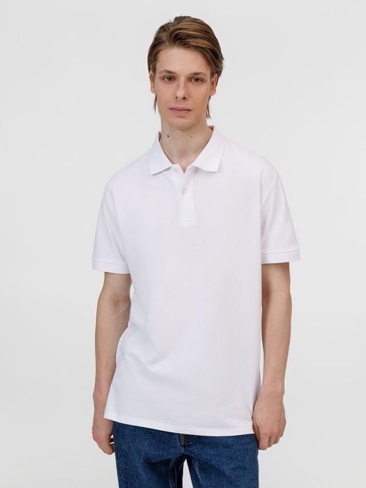 Рубашка поло унисекс Pacific, белая