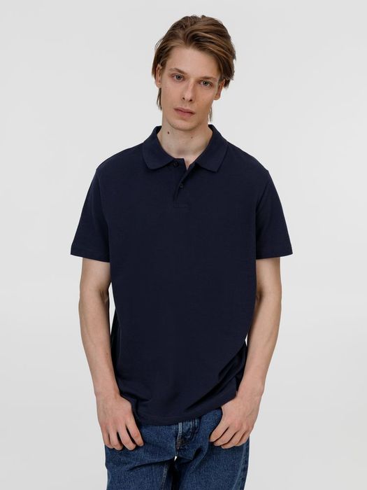 Рубашка поло унисекс Pulse, кобальт (темно-синяя)