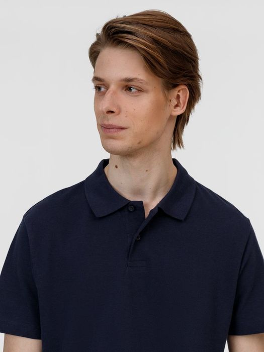 Рубашка поло унисекс Pulse, кобальт (темно-синяя)