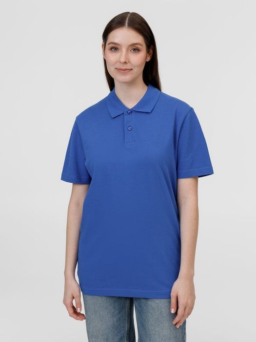Рубашка поло унисекс Pulse, ярко-синяя (royal)