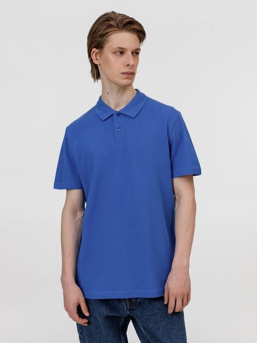 Рубашка поло унисекс Pulse, ярко-синяя (royal)