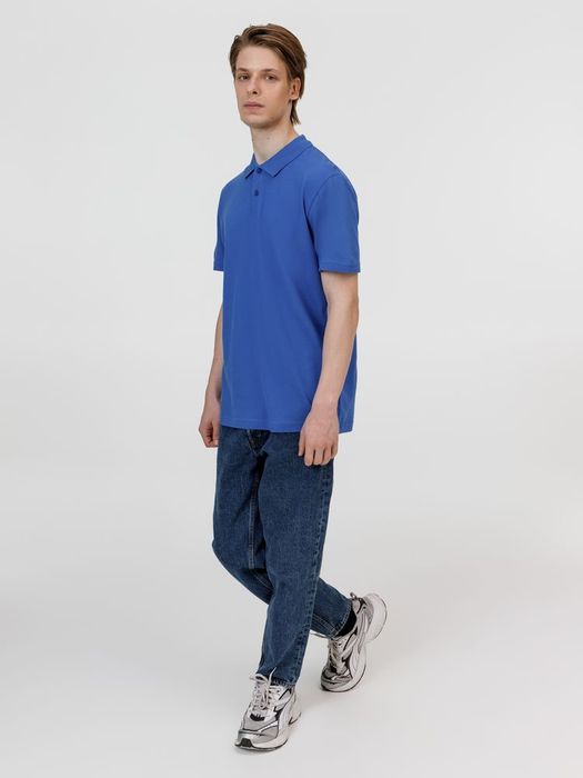 Рубашка поло унисекс Pulse, ярко-синяя (royal)