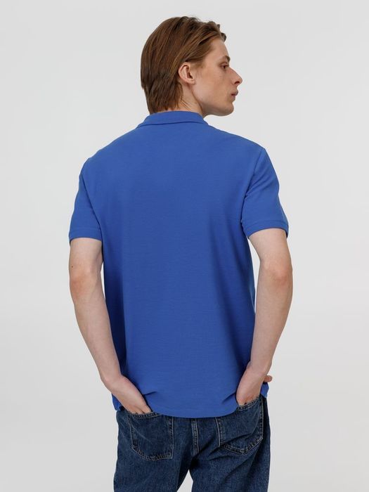 Рубашка поло унисекс Pulse, ярко-синяя (royal)