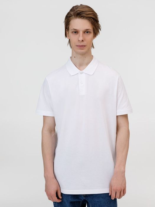 Рубашка поло унисекс Pulse, белая