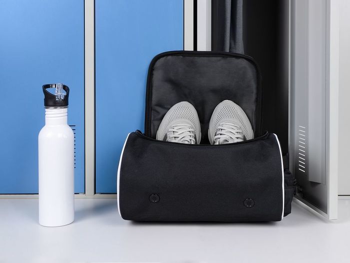 Сумка для обуви Equipex, черная с белым