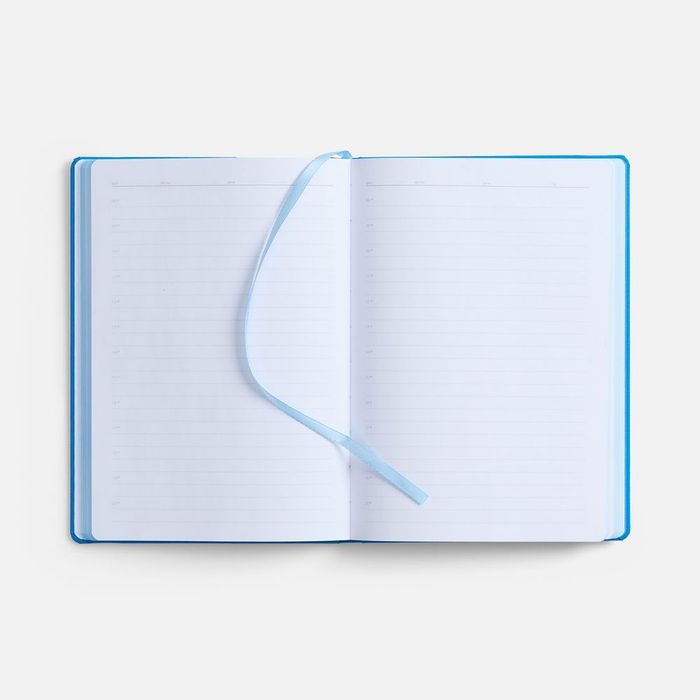 Ежедневник Peel, недатированный, голубой