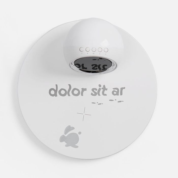 Станция беспроводной зарядки с часами и подсветкой GlobeBee, белая