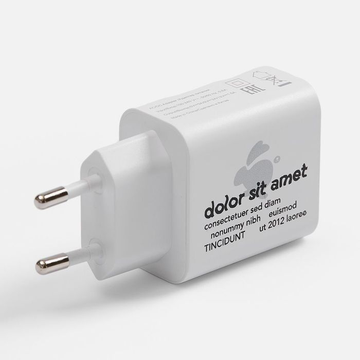 Станция беспроводной зарядки с часами и подсветкой GlobeBee, белая