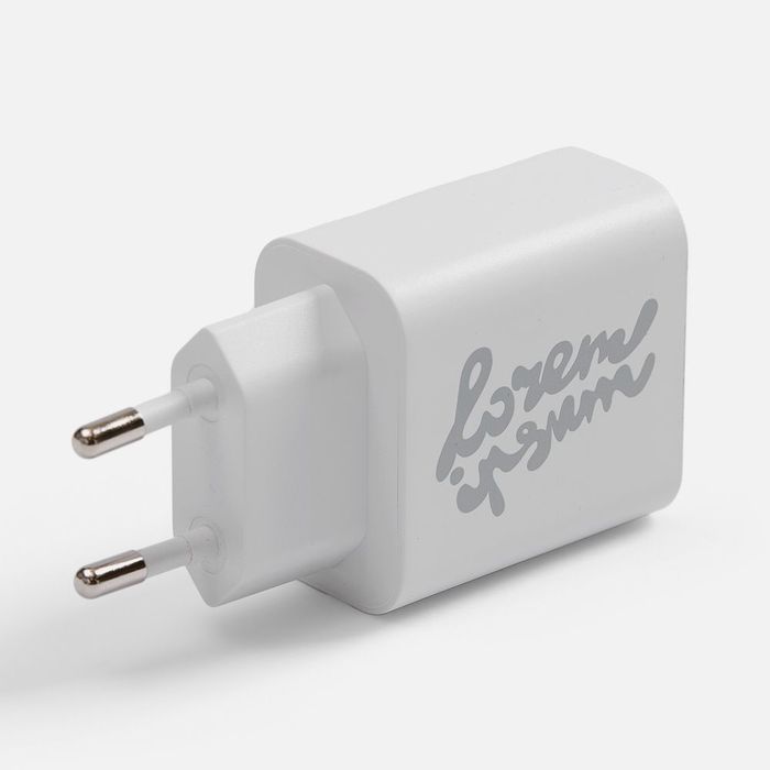 Станция беспроводной зарядки с часами и подсветкой GlobeBee, белая