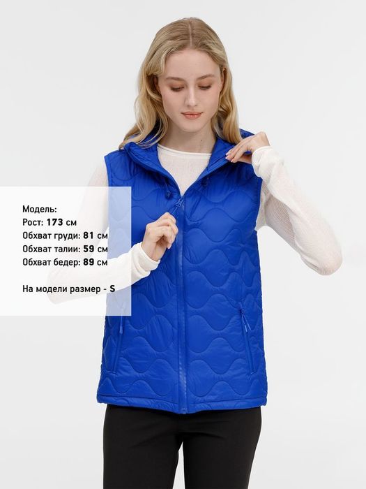 Жилет унисекс Tarnaby, ярко-синий