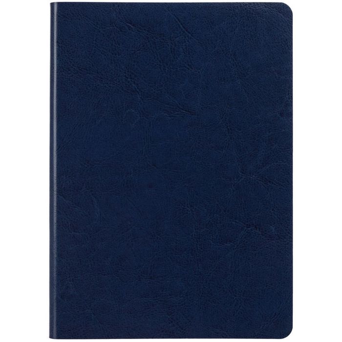 Ежедневник Doppio, недатированный, синий с оранжевым