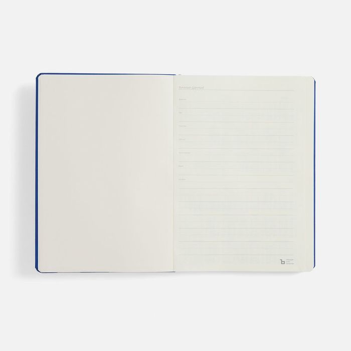 Ежедневник Urban Hard, недатированный, синий