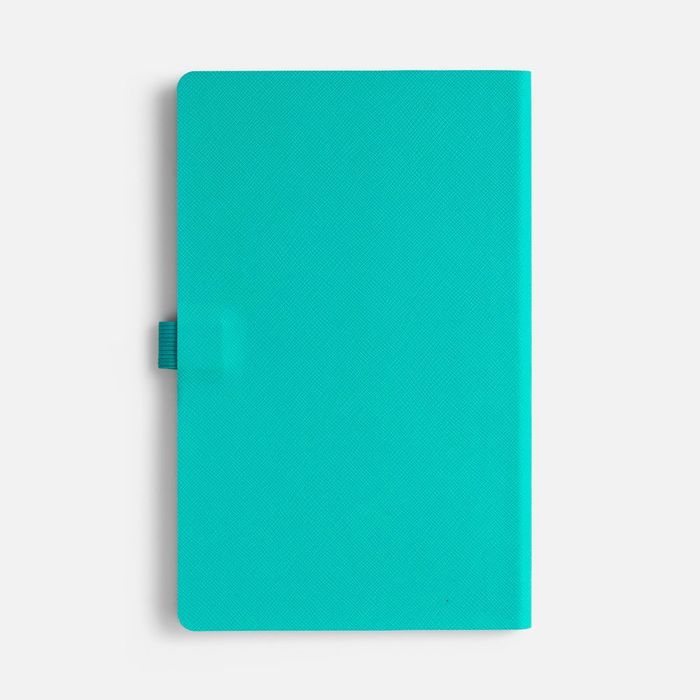 Ежедневник Lungo, недатированный, бирюзовый