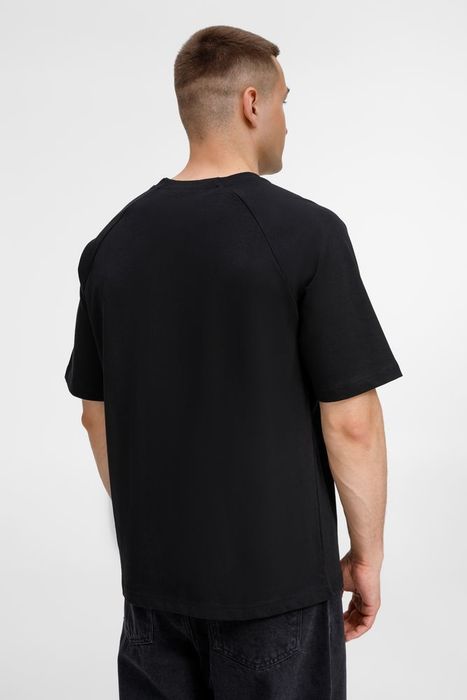 Футболка оверсайз унисекс Avenu, черная